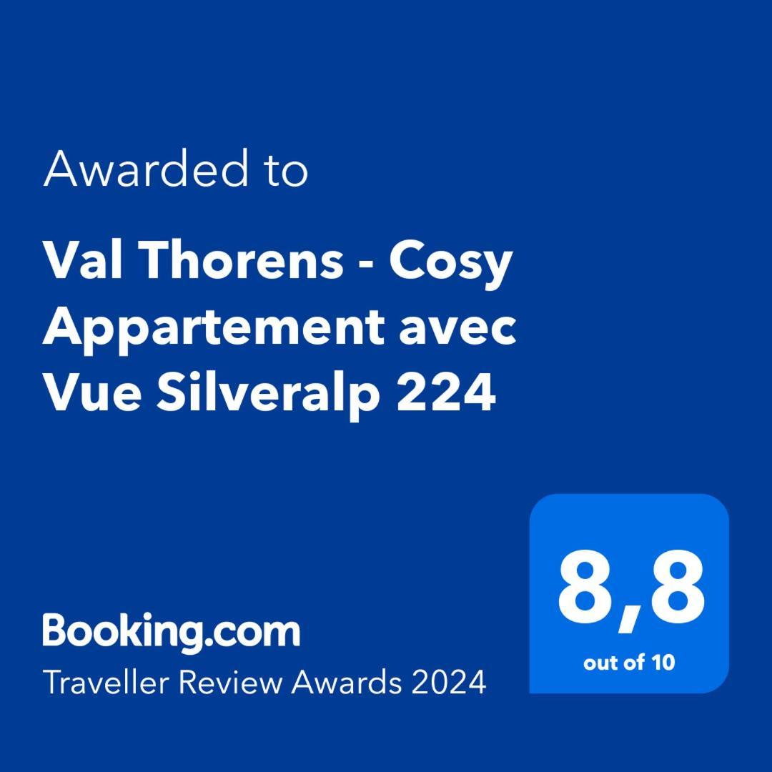 Val Thorens - Cosy Appartement Avec Vue Silveralp 224 Exterior foto